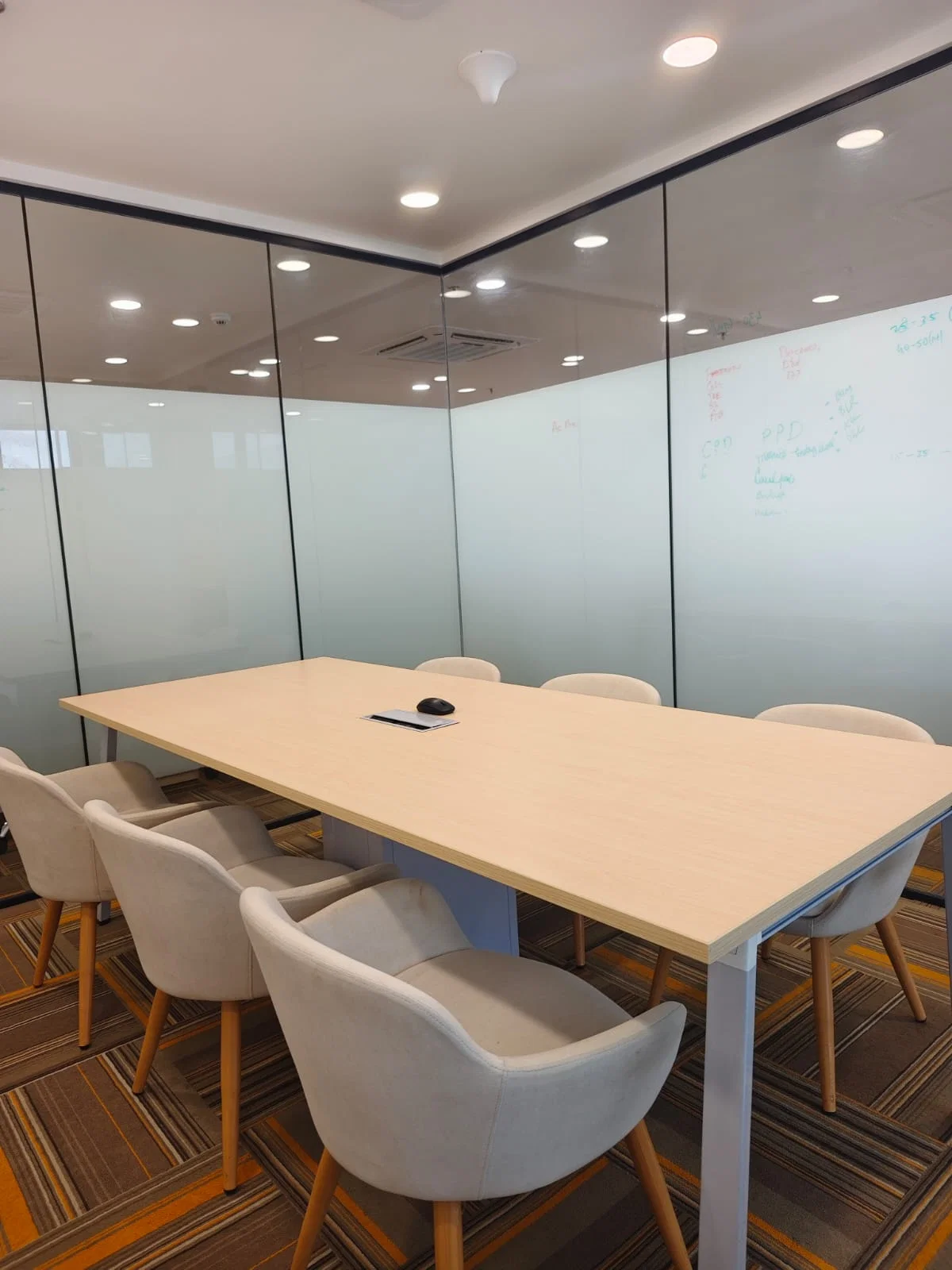 Open Desks near the Phone Booth at YesssWorks Mumbai & Navi Mumbai