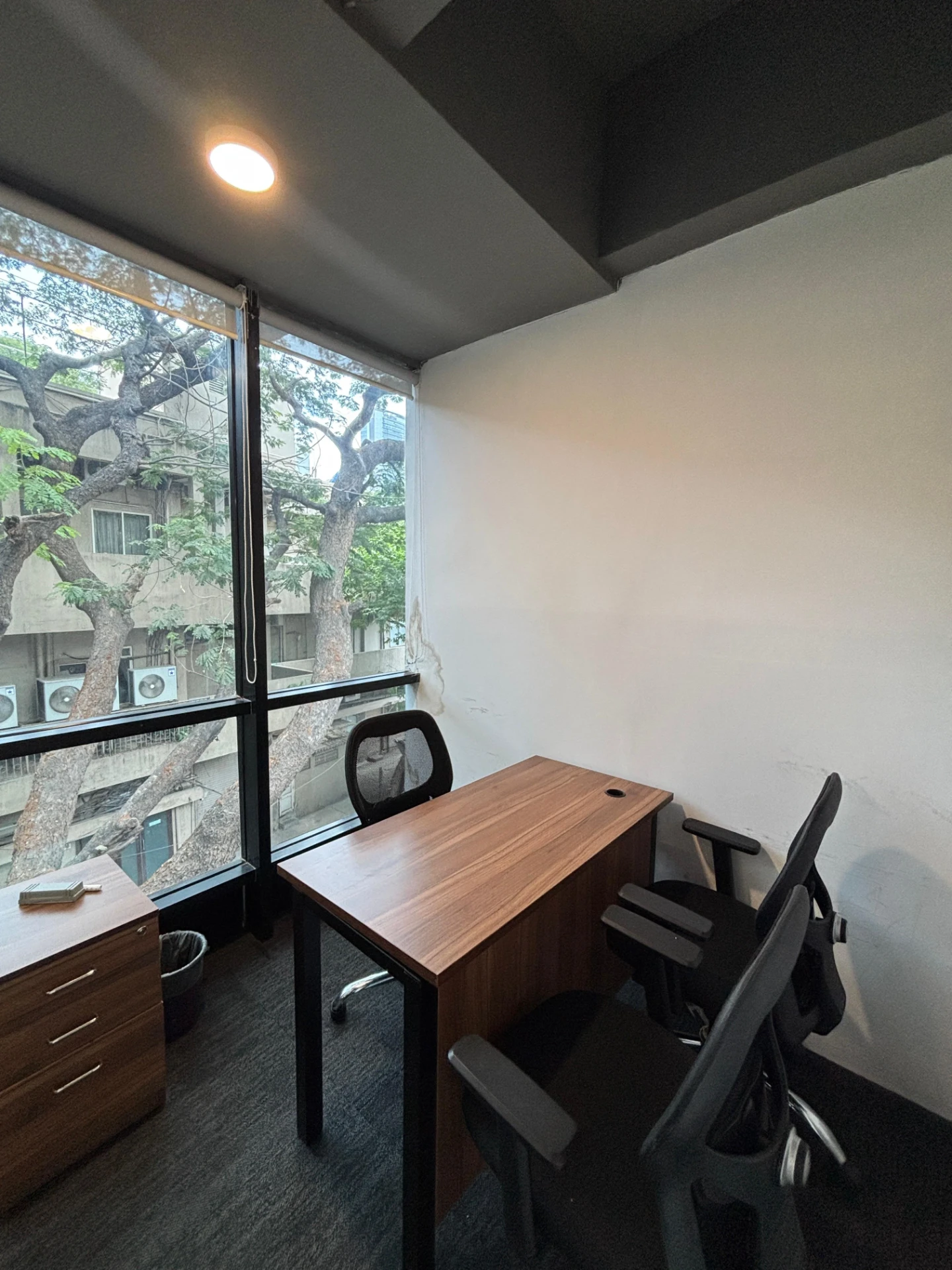 Two Seat Cabin with Tree Top View at YesssWorks Goregaon