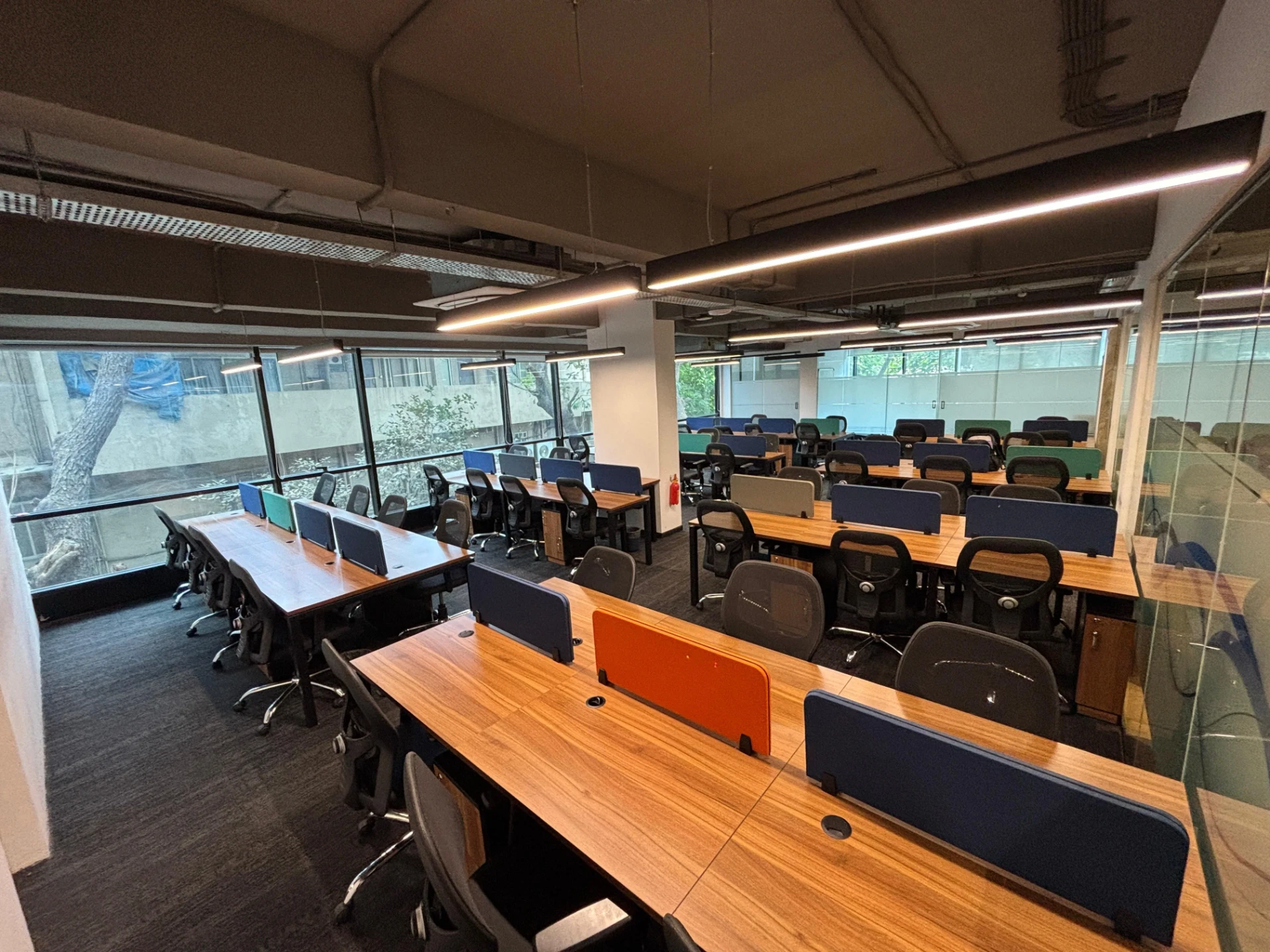 Wide Open Work Floor at YesssWorks Goregaon