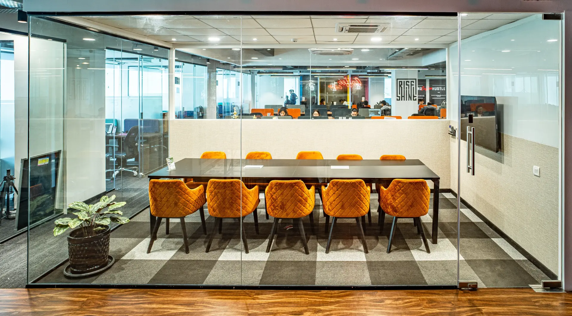 Mural Workfloor at YesssWorks Mumbai and Navi Mumbai