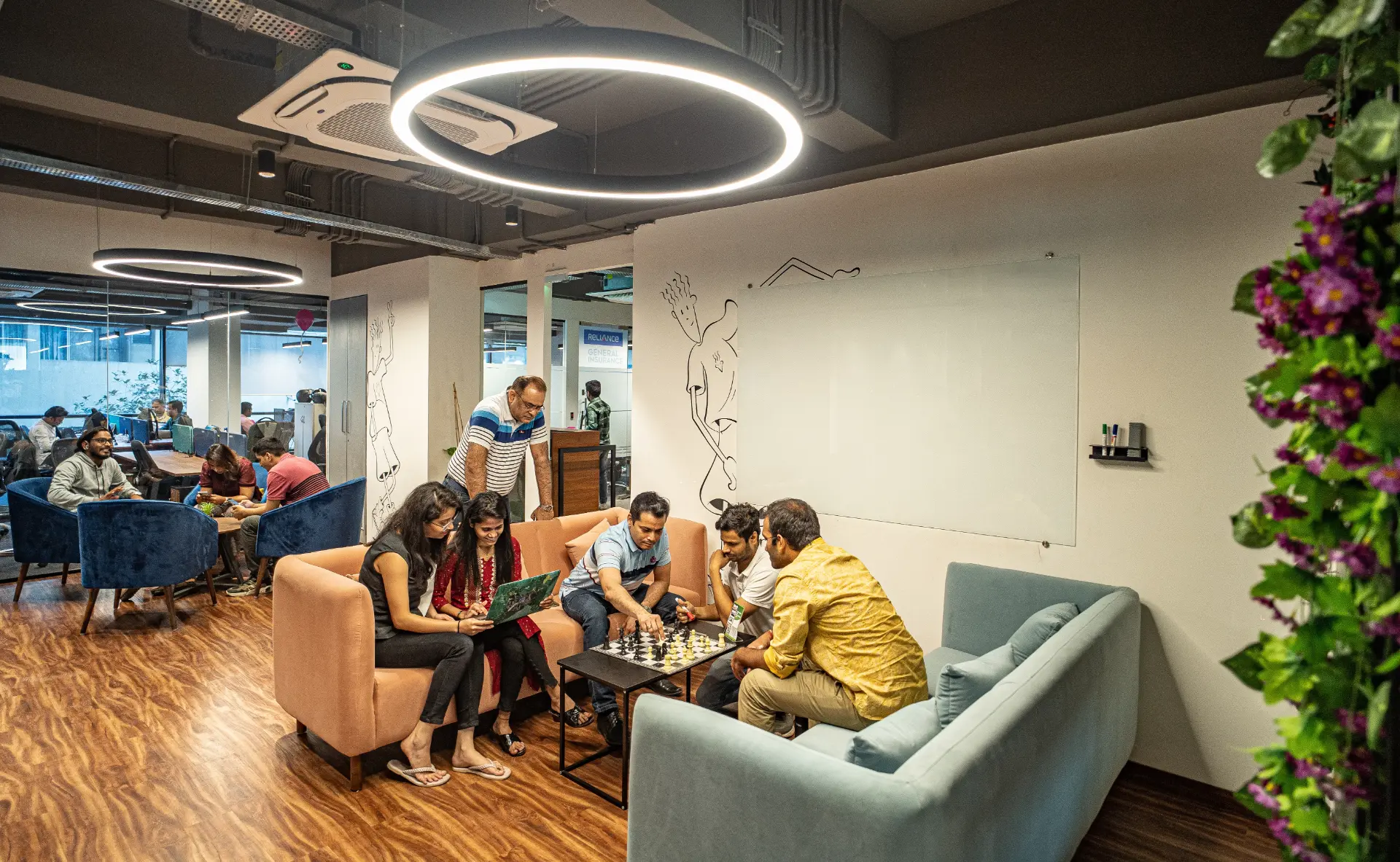 YesssWorks premium coworking space in Mumbai with conference room and open desks