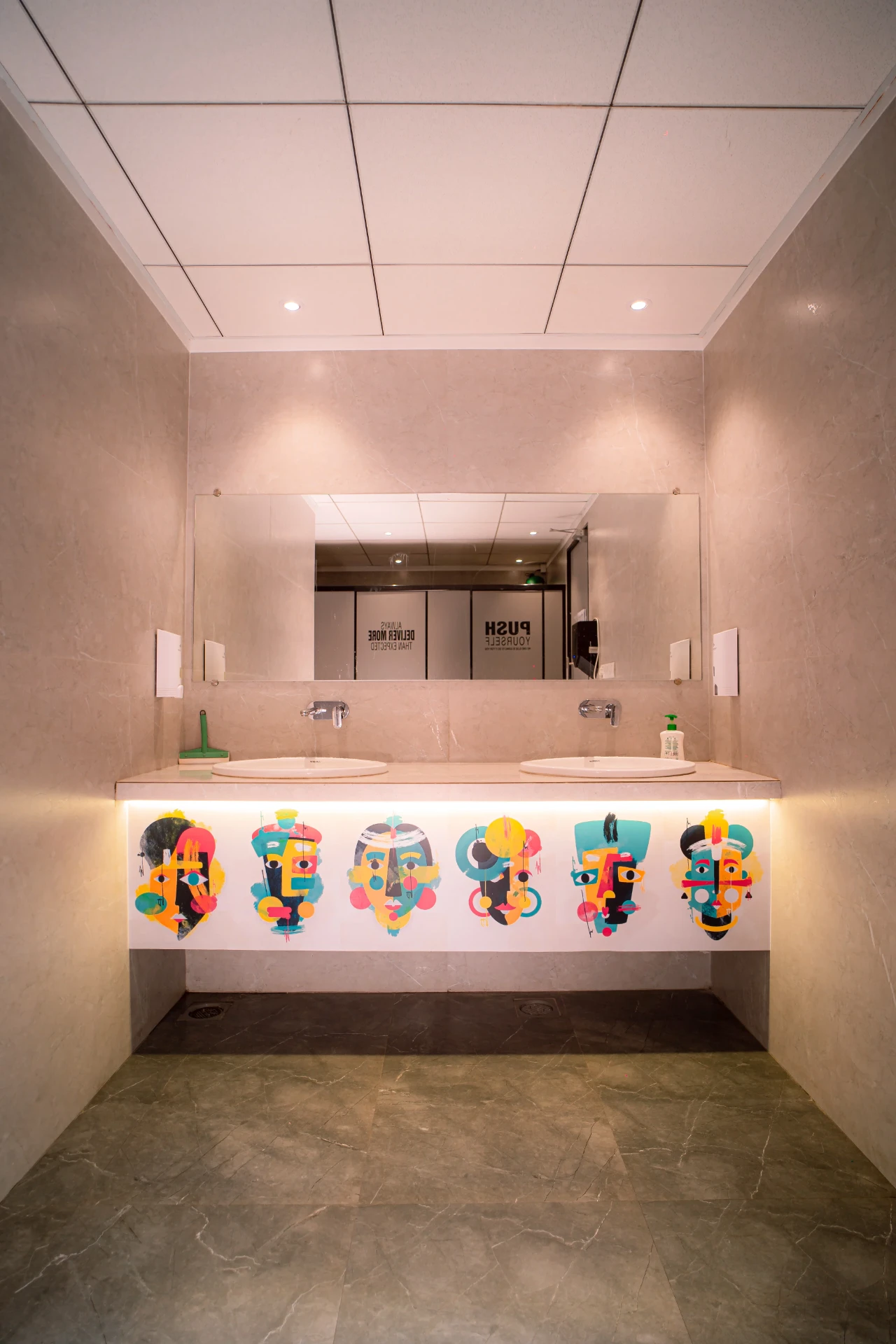Mural Workfloor at YesssWorks Mumbai & Navi Mumbai