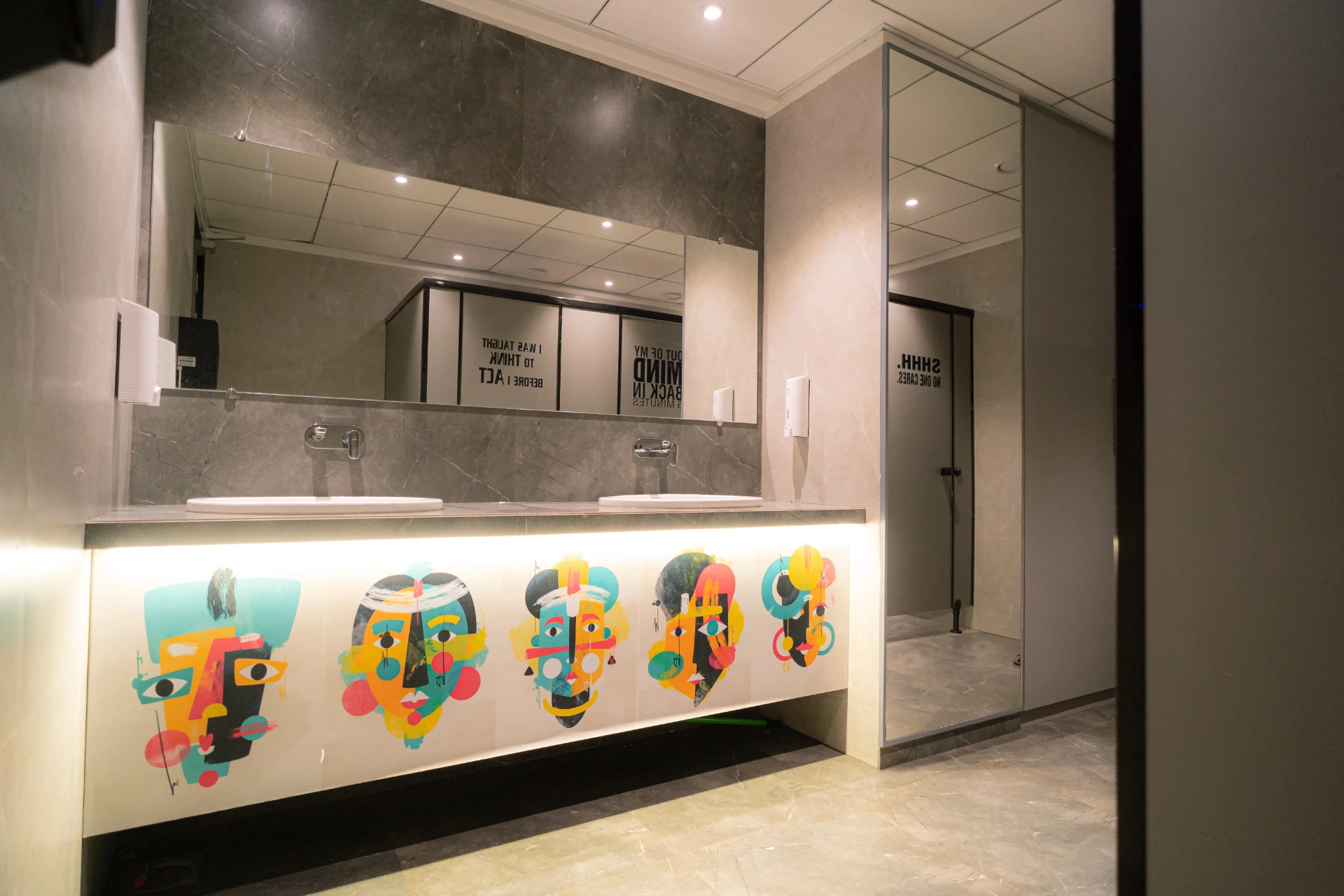 Open Desks near the Phone Booth at YesssWorks Mumbai & Navi Mumbai