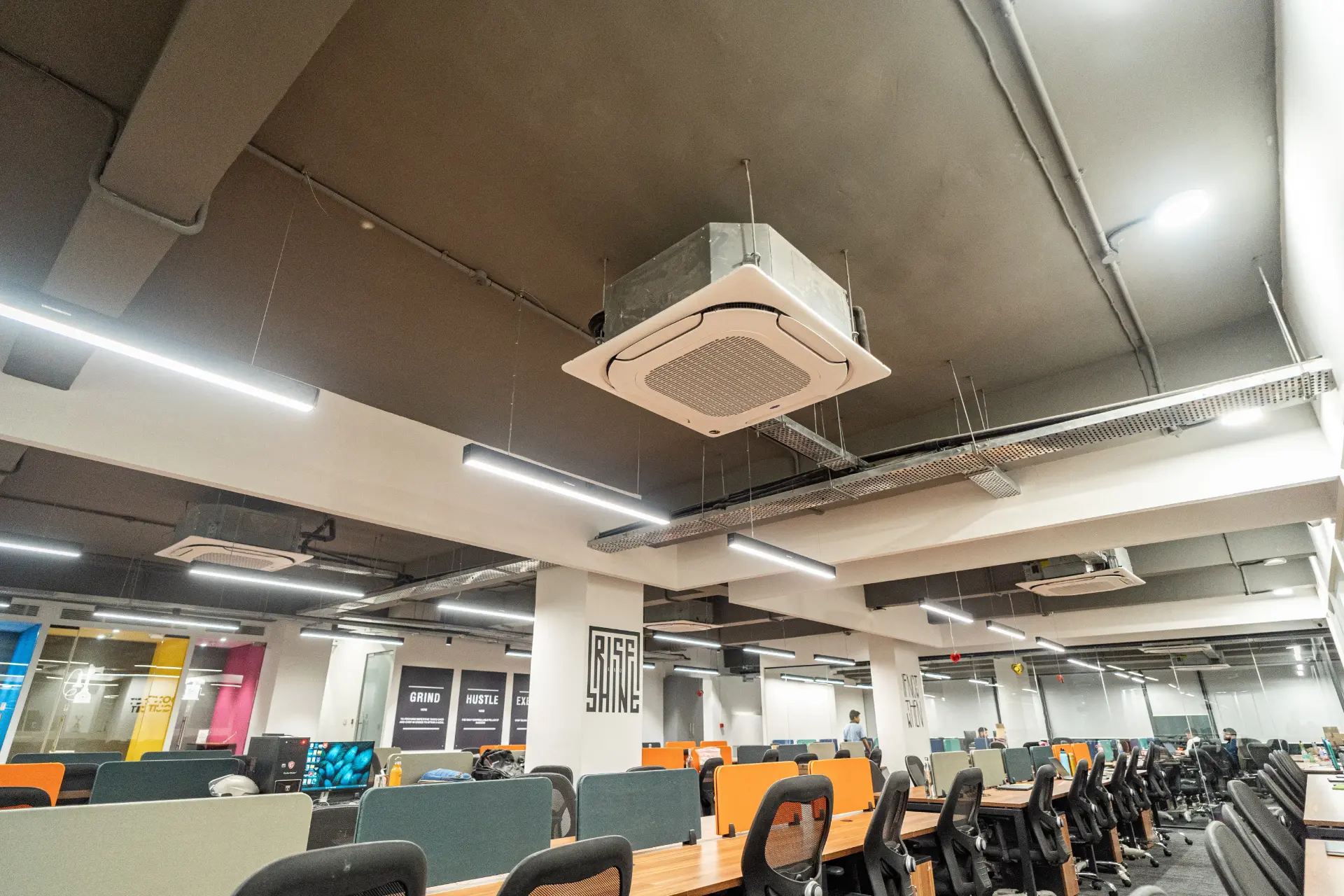 Mural Workfloor at YesssWorks Mumbai and Navi Mumbai