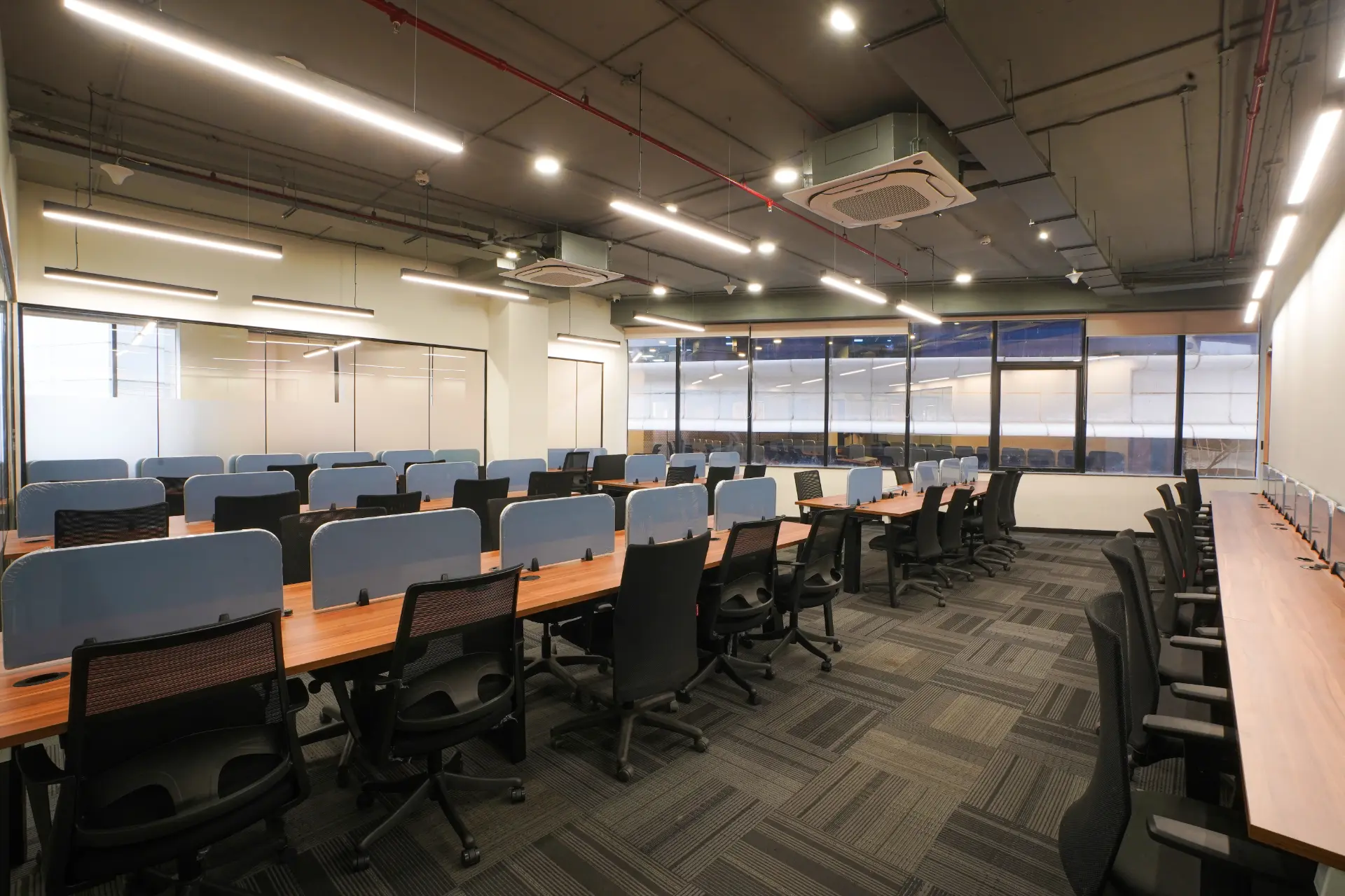 Large Open Floor Workstations at YesssWorks Mahape
