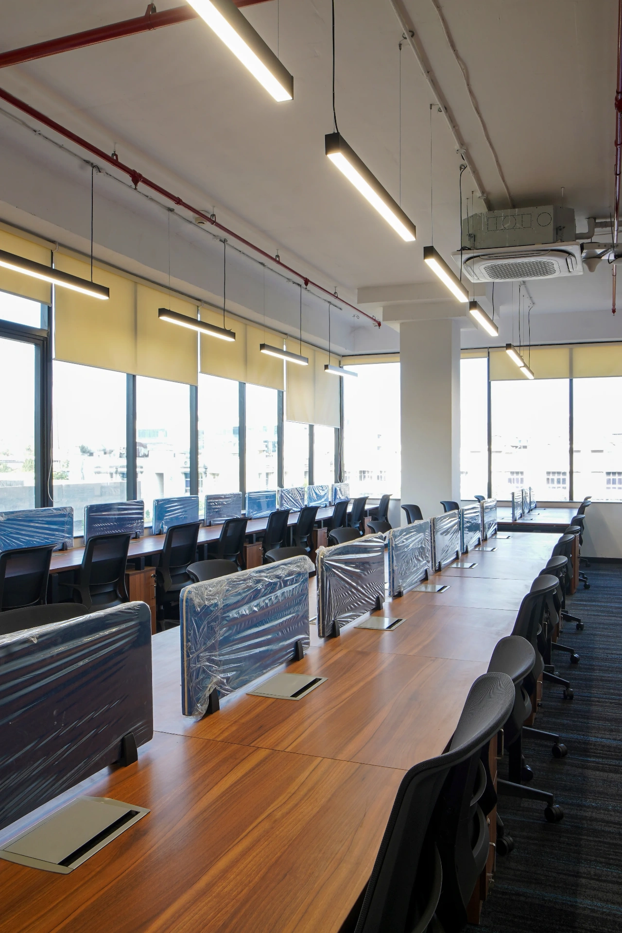 Bright Window Workstations at YesssWorks Mahape