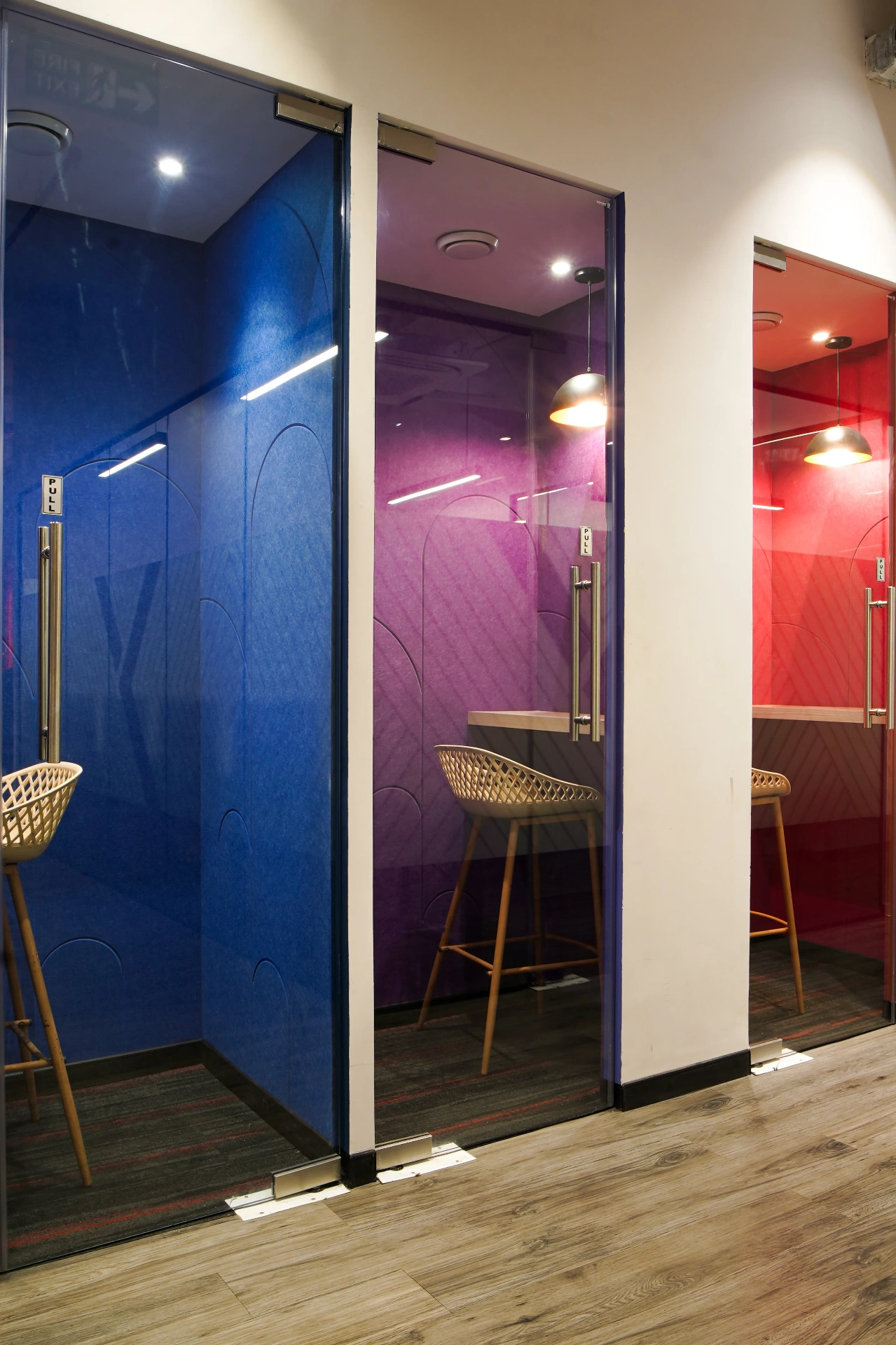Colour Phone Booths at YesssWorks Mahape