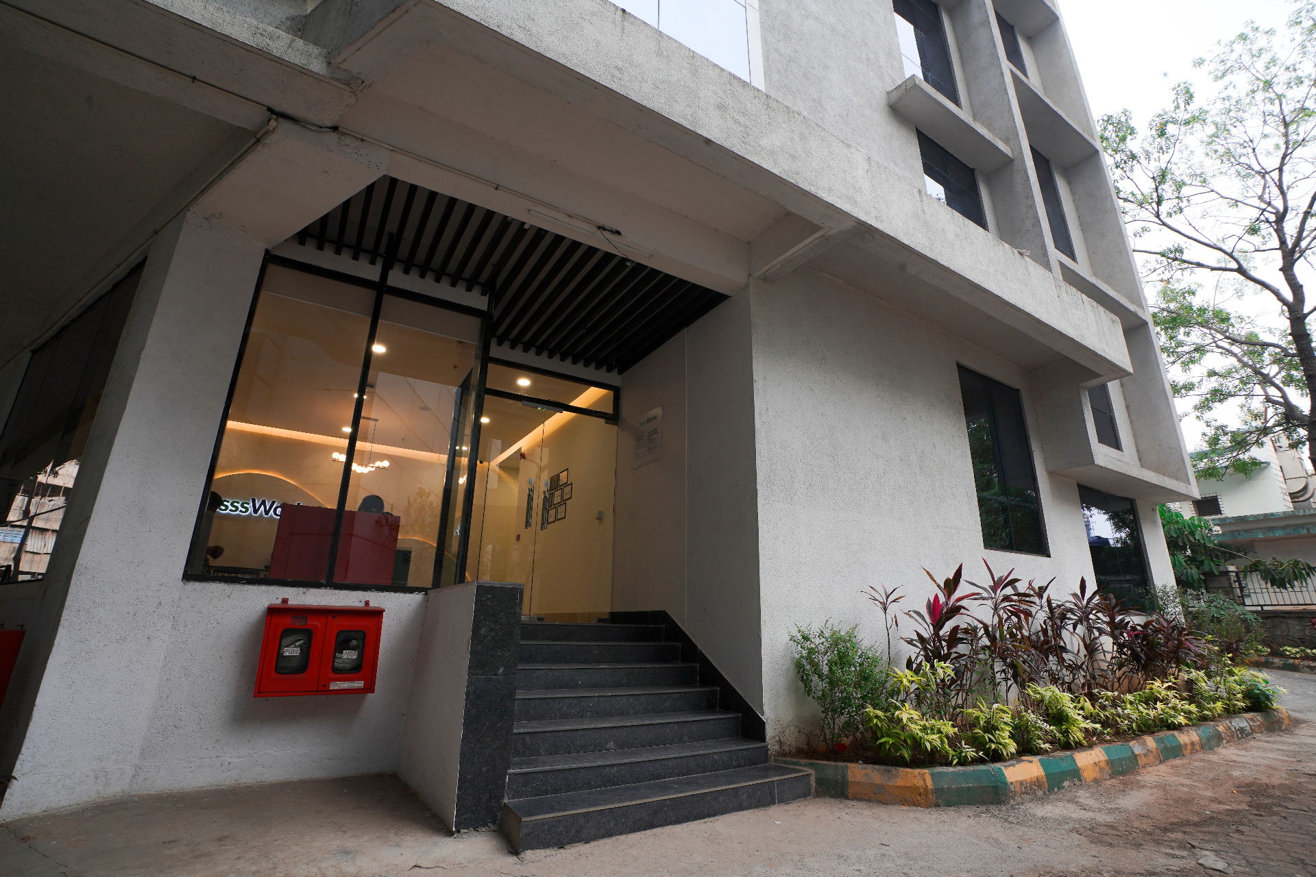 Building Entrance at YesssWorks Mahape