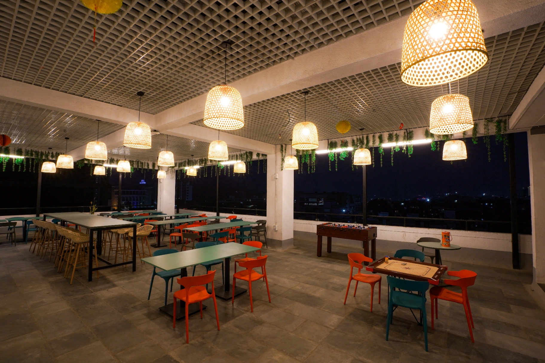 Rooftop Lounge at YesssWorks Mahape