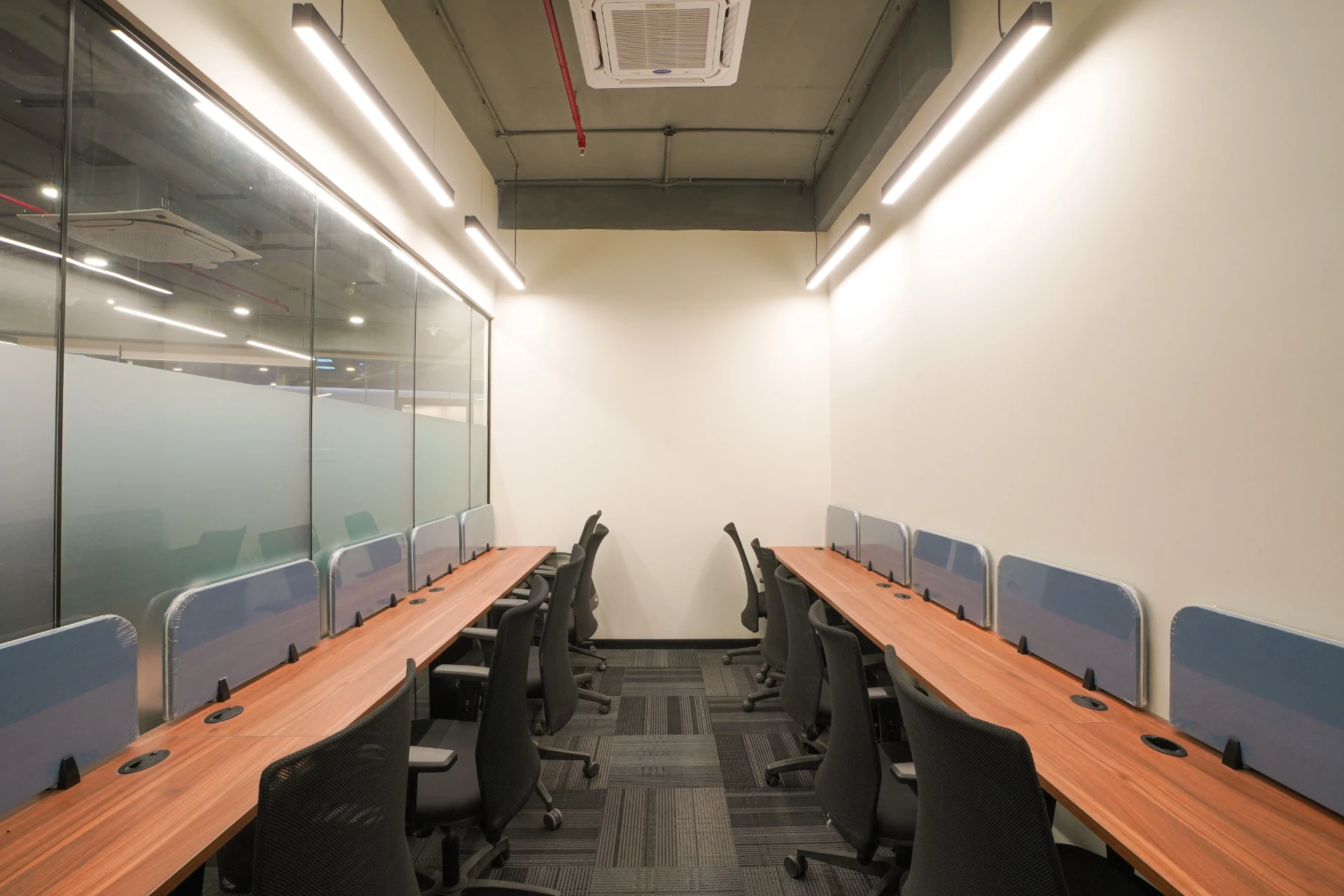 Ten Seat Bench Cabin at YesssWorks Navi Mumbai