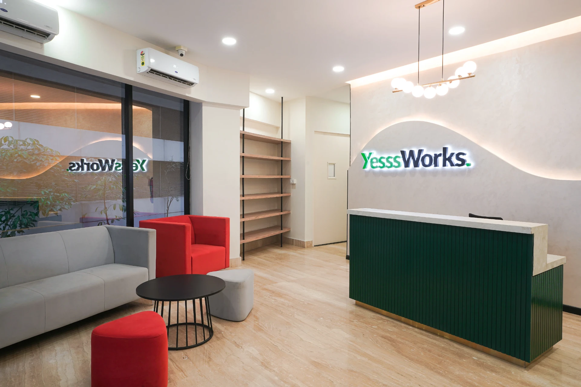YesssWorks Reception, Aurum Q6 at YesssWorks Mahape, Aurum Q6