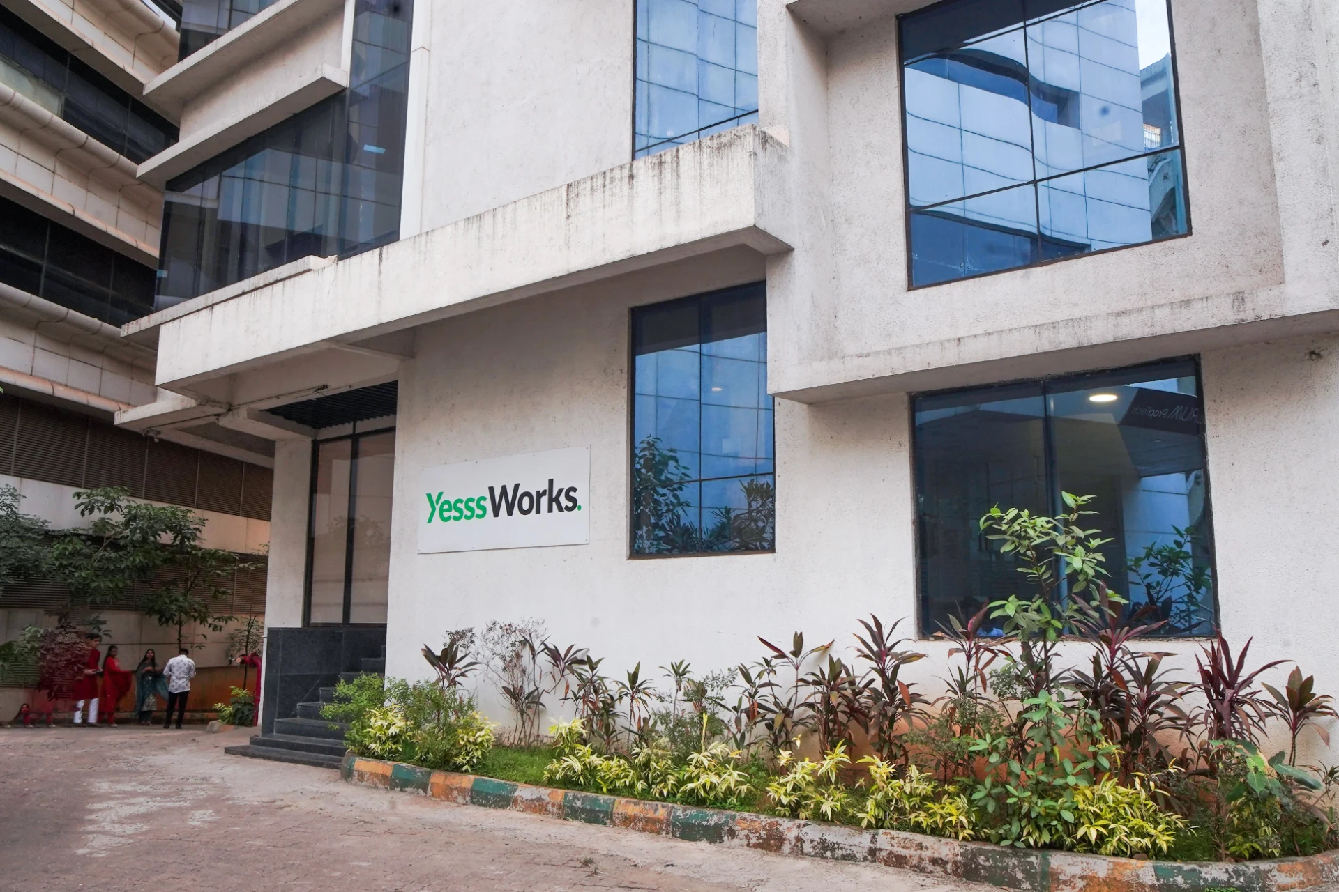YesssWorks Signage & Entry at YesssWorks Mahape