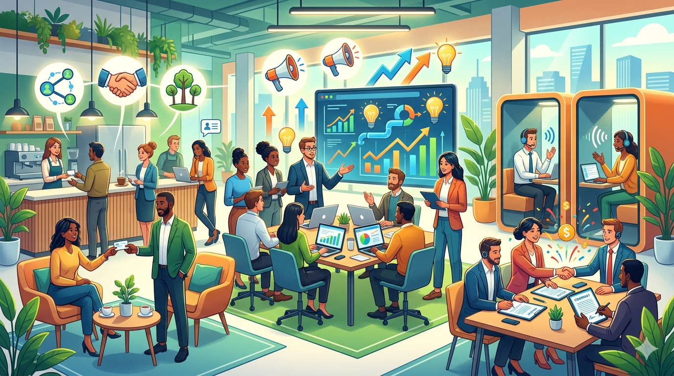 Coworking Spaces for Sales Teams and Business Development