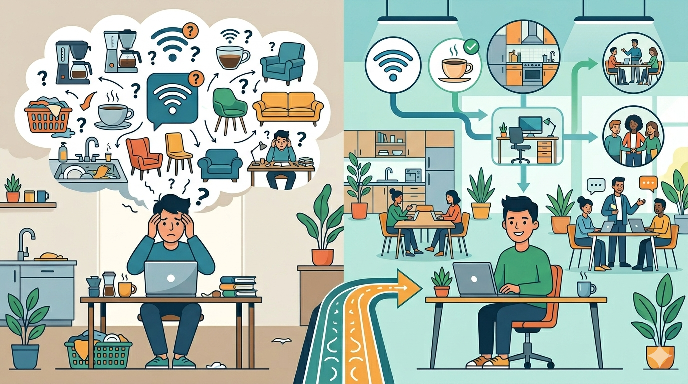 Why Coworking Spaces Help Reduce Decision Fatigue