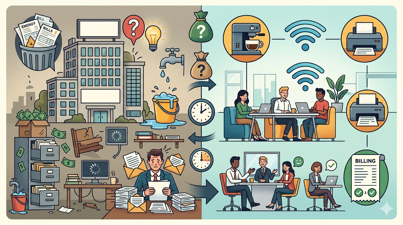 Hidden Costs of Traditional Offices vs Coworking Spaces